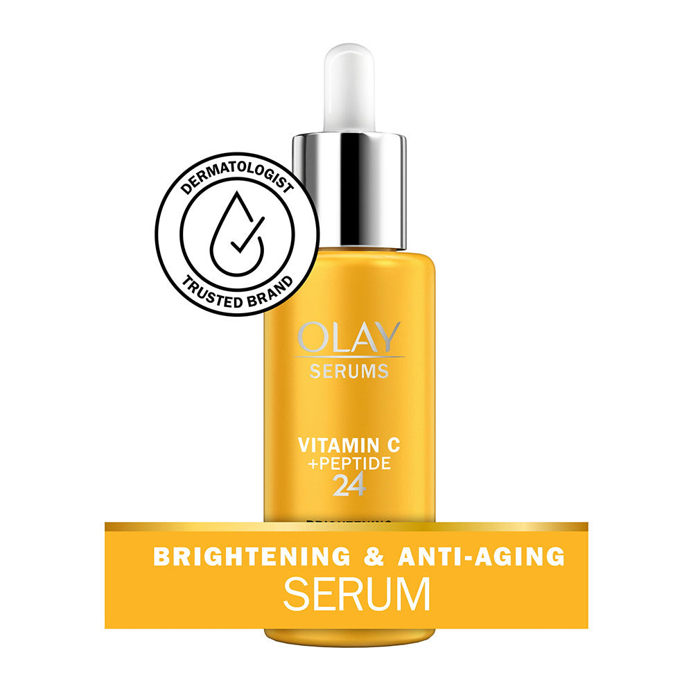 Olay Vitamin C + Peptide 24 Brightening Serum, 1.3 Oz